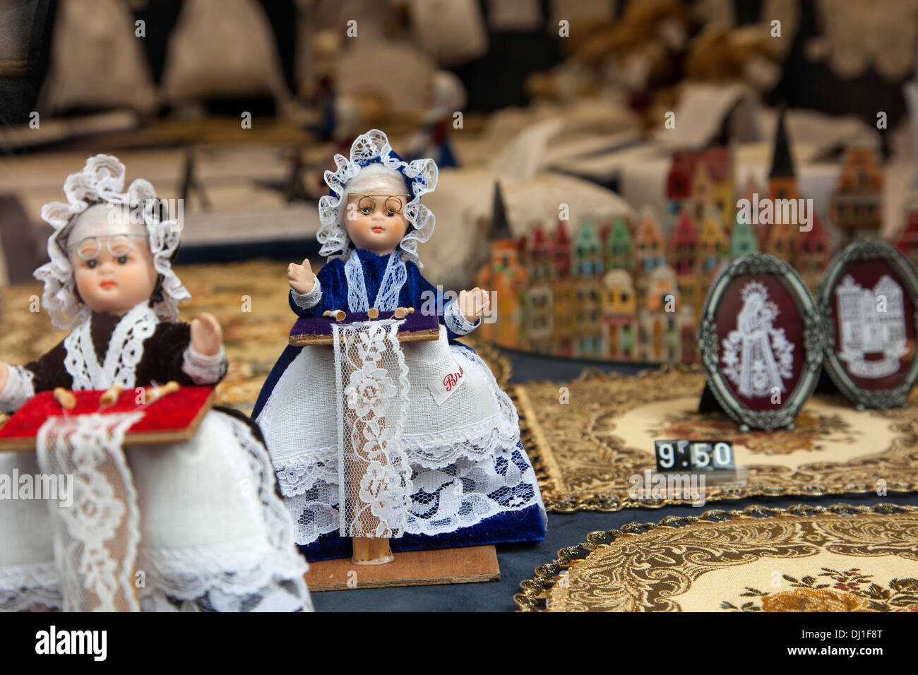 bruges souvenirs in a shop window, Bruges, Belgium Stock Photo 62728872 Alamy