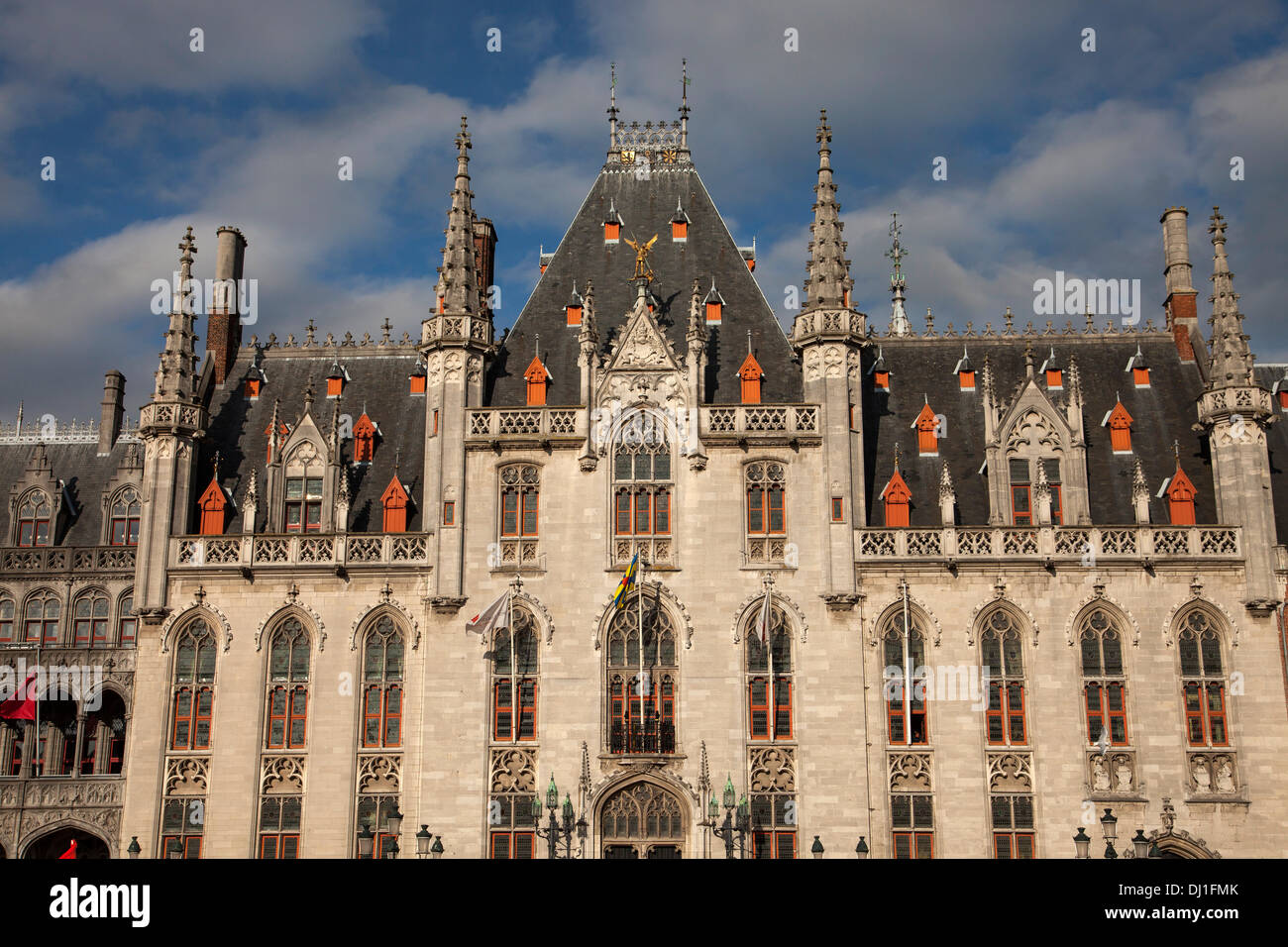 The Provincial Court or C Bruges, Belgium Stock Photo