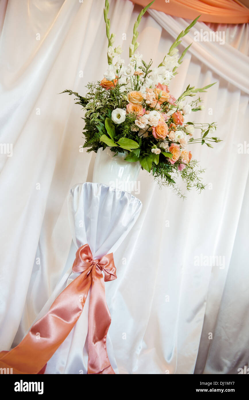 Wedding flowers decoration Stock Photo Alamy
