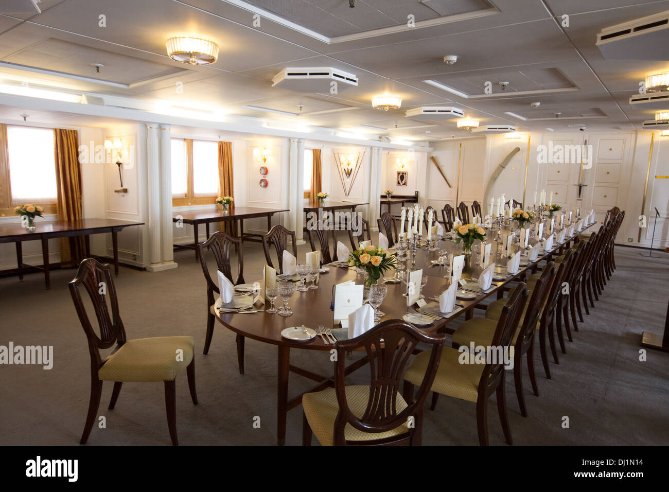 Interior of the Royal Yacht Britannia Stock Photo 62733360 Alamy