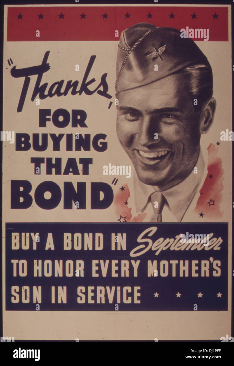 THANKS FOR BUYING THAT BOND 535 Stock Photo