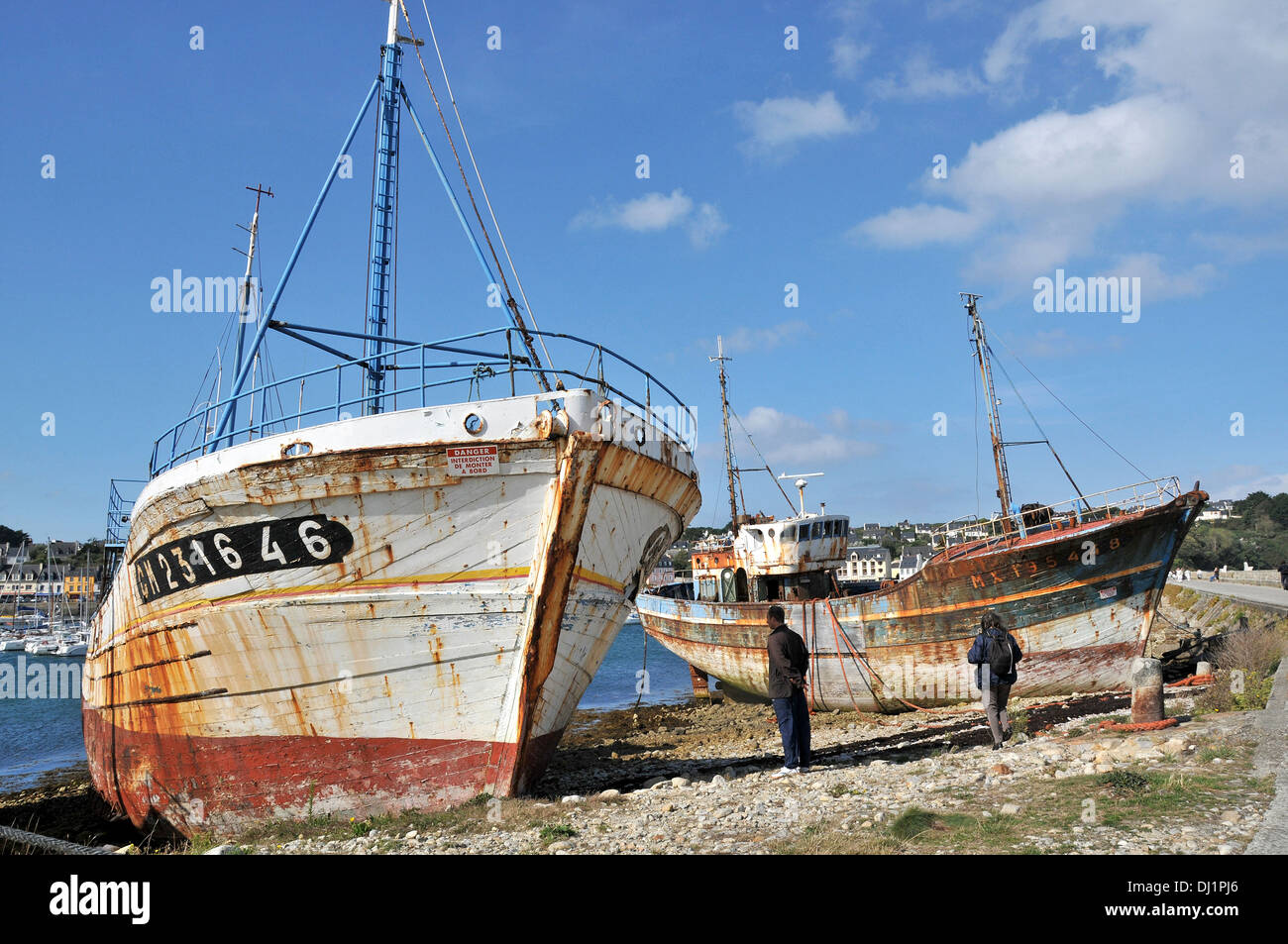 outside sea museum Camaret sur Mer Brittany France Stock Photo