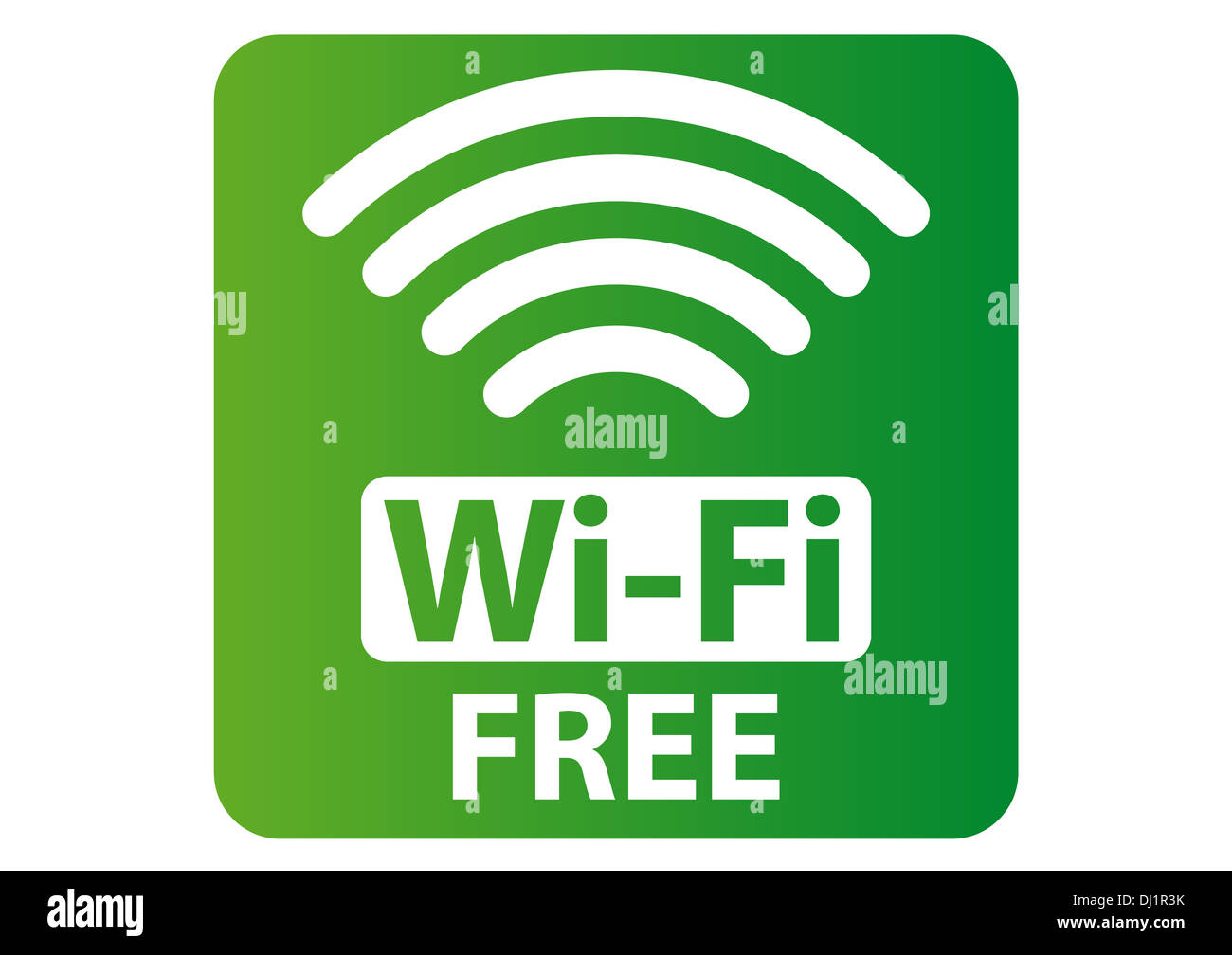 Free Wi-Fi sign Stock Photo