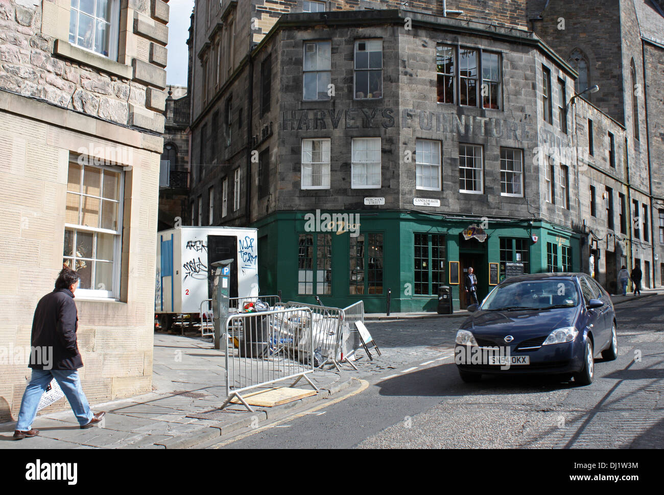 Edinburgh: 'The Elephant House' café, were J.K. Rowling wrote the first Harry Potter book Stock Photo