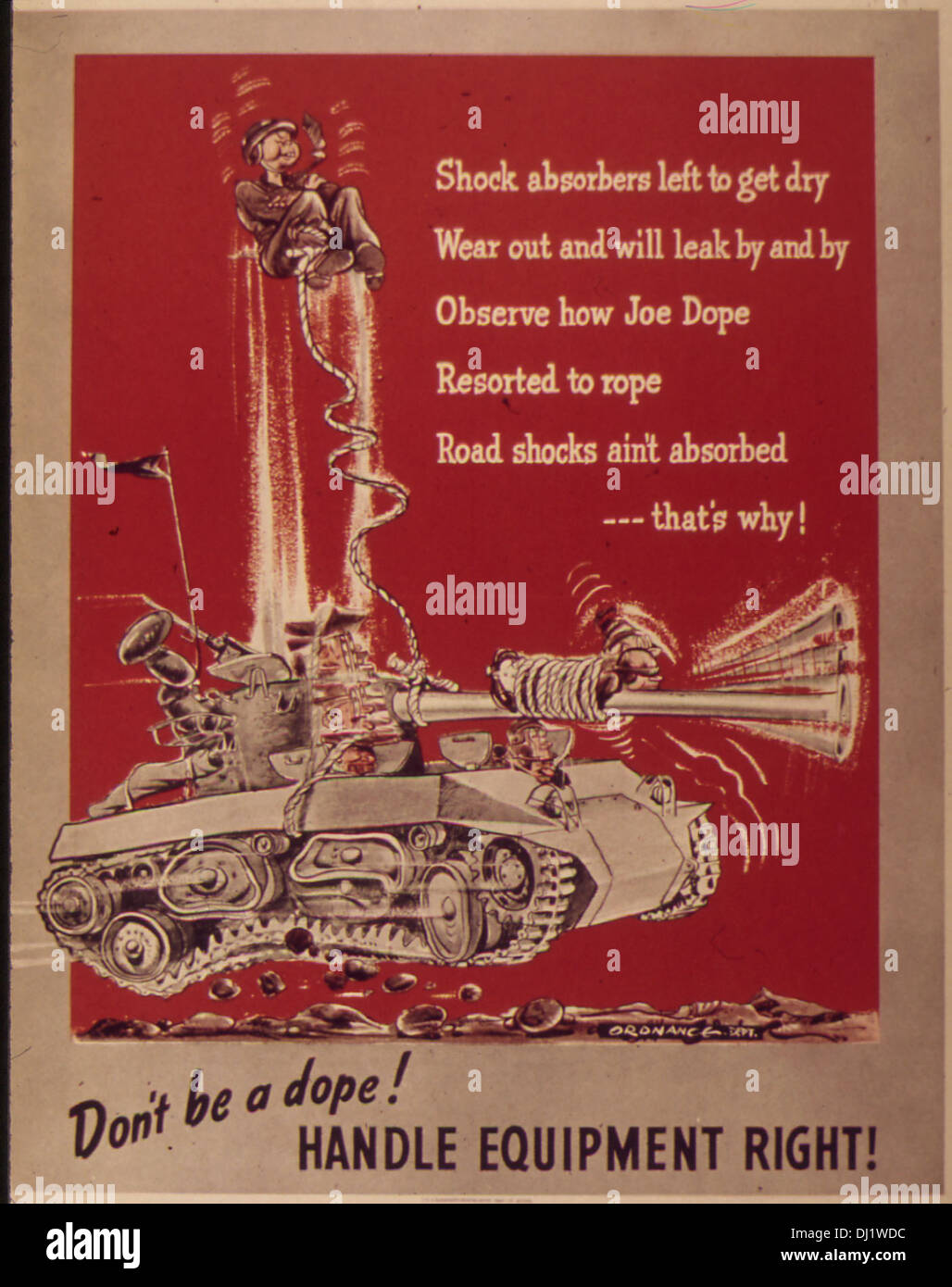 Shock absorbers left to get dry Wear out and will leak by and by 686