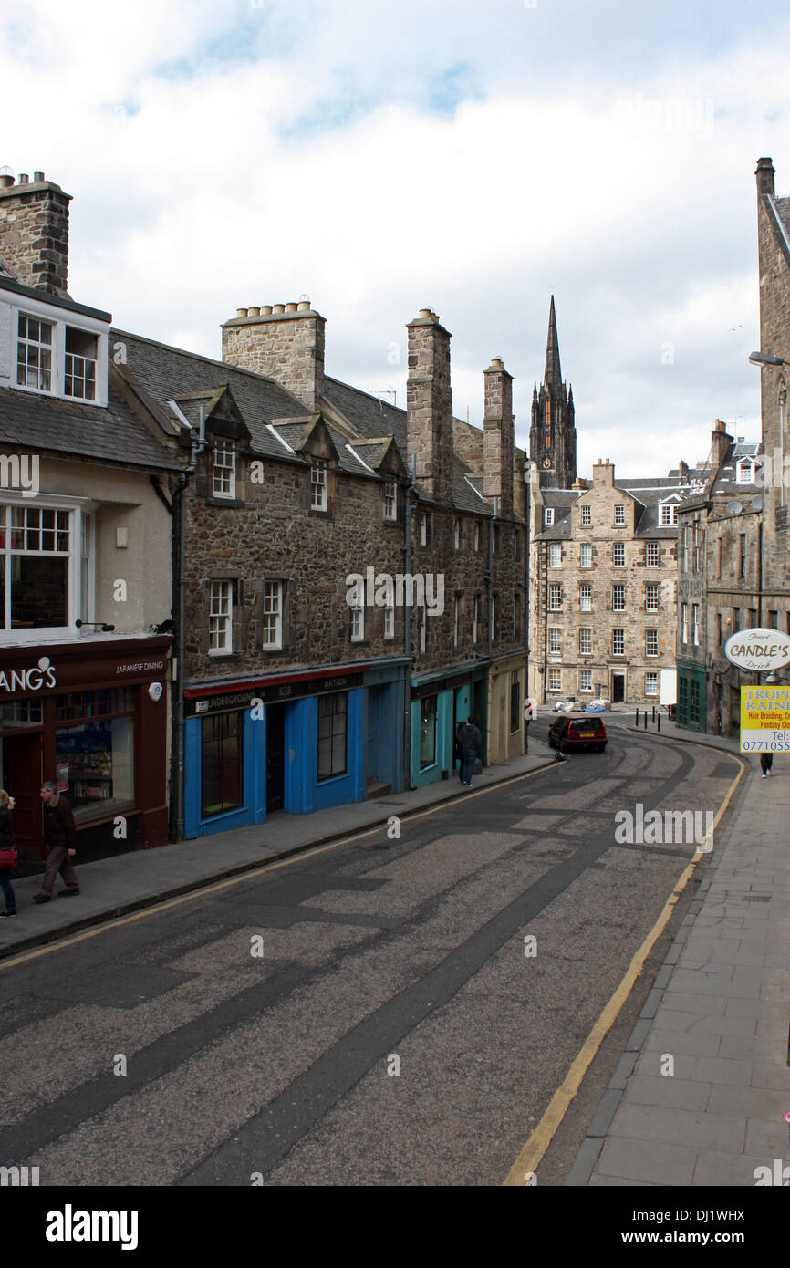 Scotland: Historic centre of Edinburgh Stock Photo