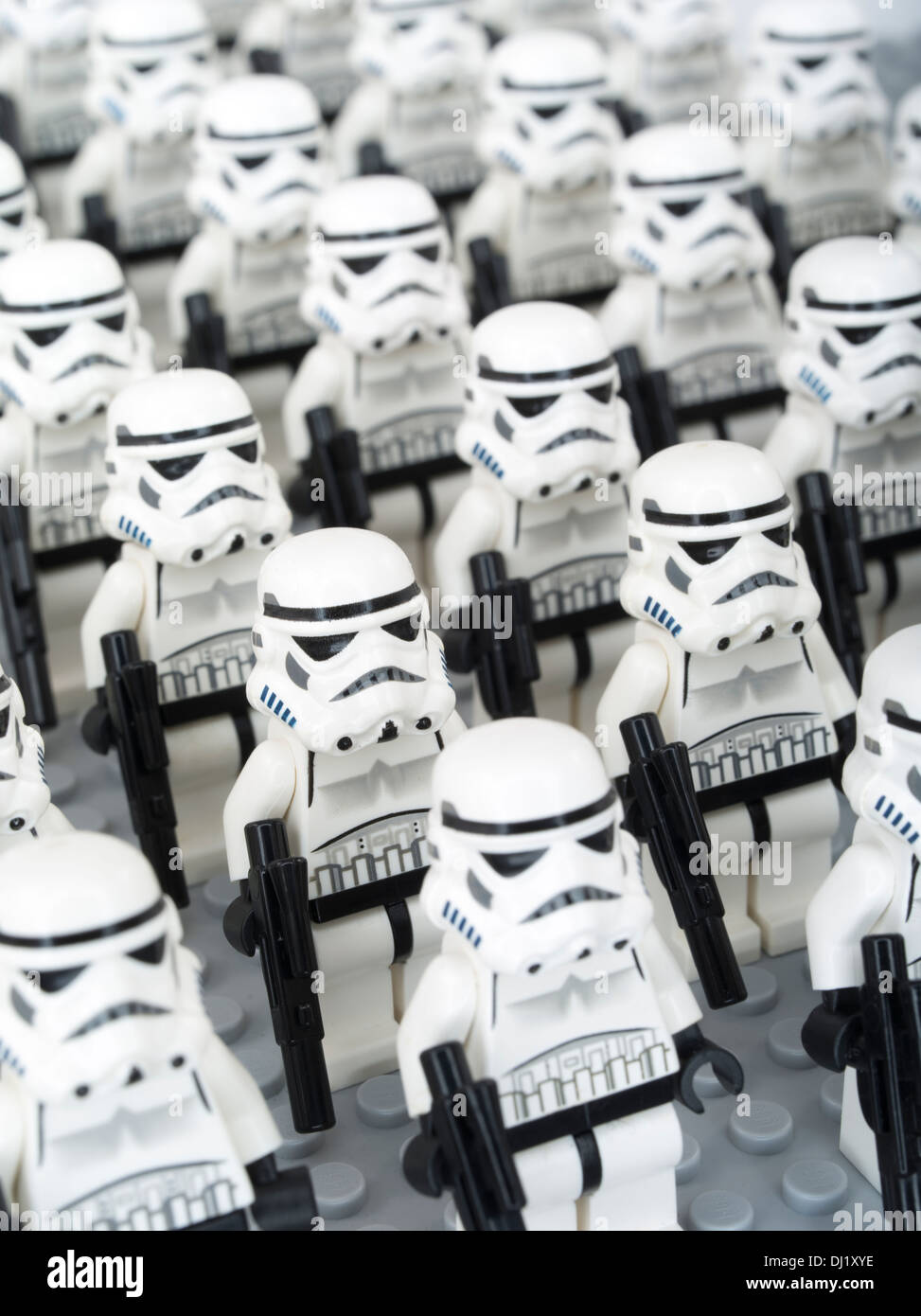 Lego Star Wars Minifigure  Storm Troopers ( Cloned soldiers ) Stock Photo