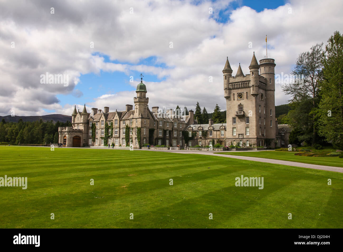 Balmoral castle, summer home of the British royal family Stock Photo
