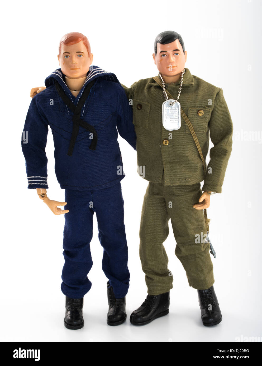 1964 GI Joe Action Figures by toy company Hasbro. U.S. Armed Forces Navy  with Army G.I Stock Photo - Alamy