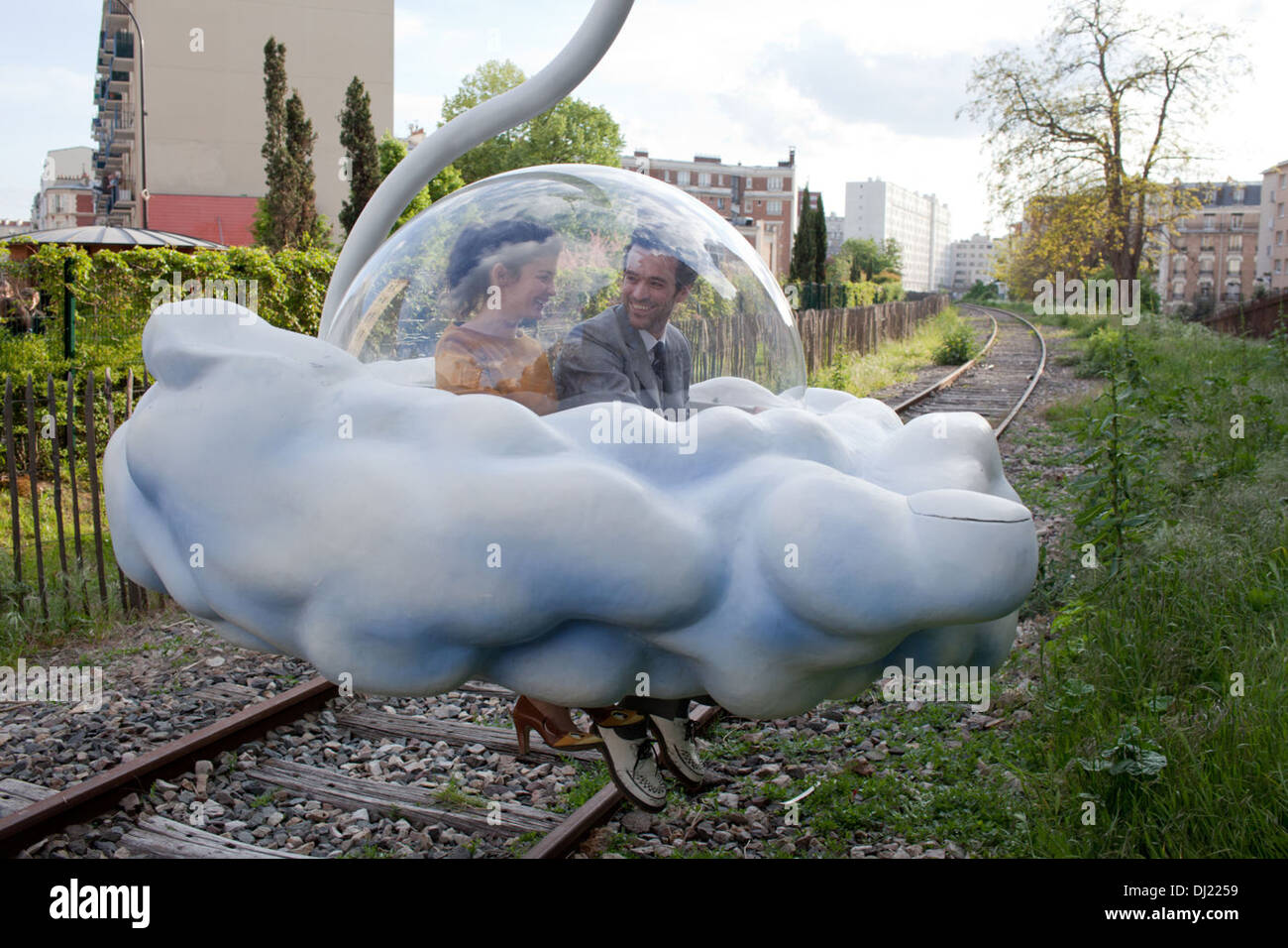 MOOD INDIGO (2013) AUDREY TAUTOU, ROMAIN DURIS MICHAEL GONDRY (DIR) MOVIESTORE COLLECTION LTD Stock Photo