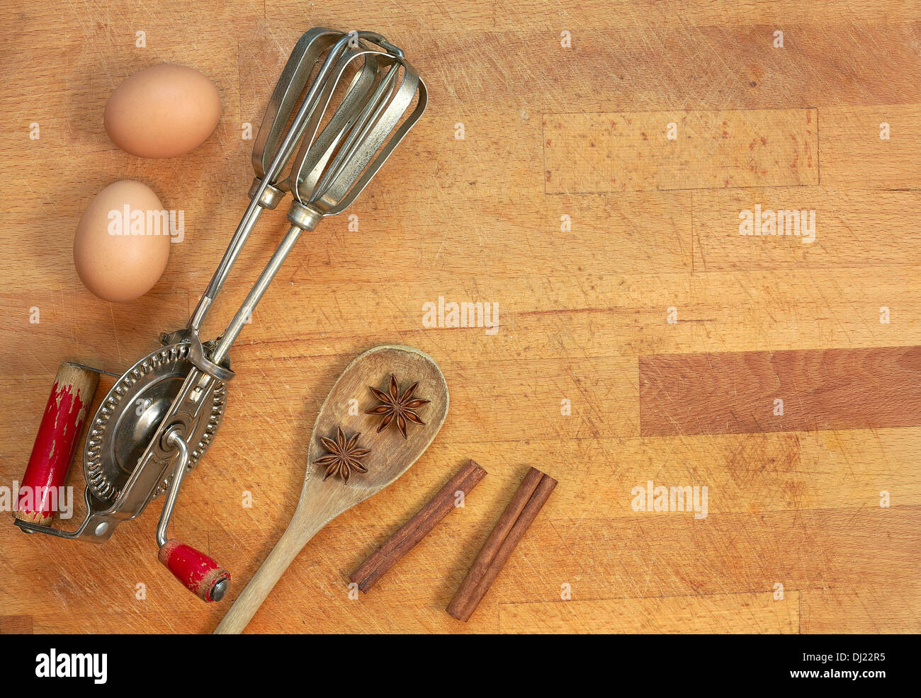 Components and accessories for baking Stock Photo Alamy