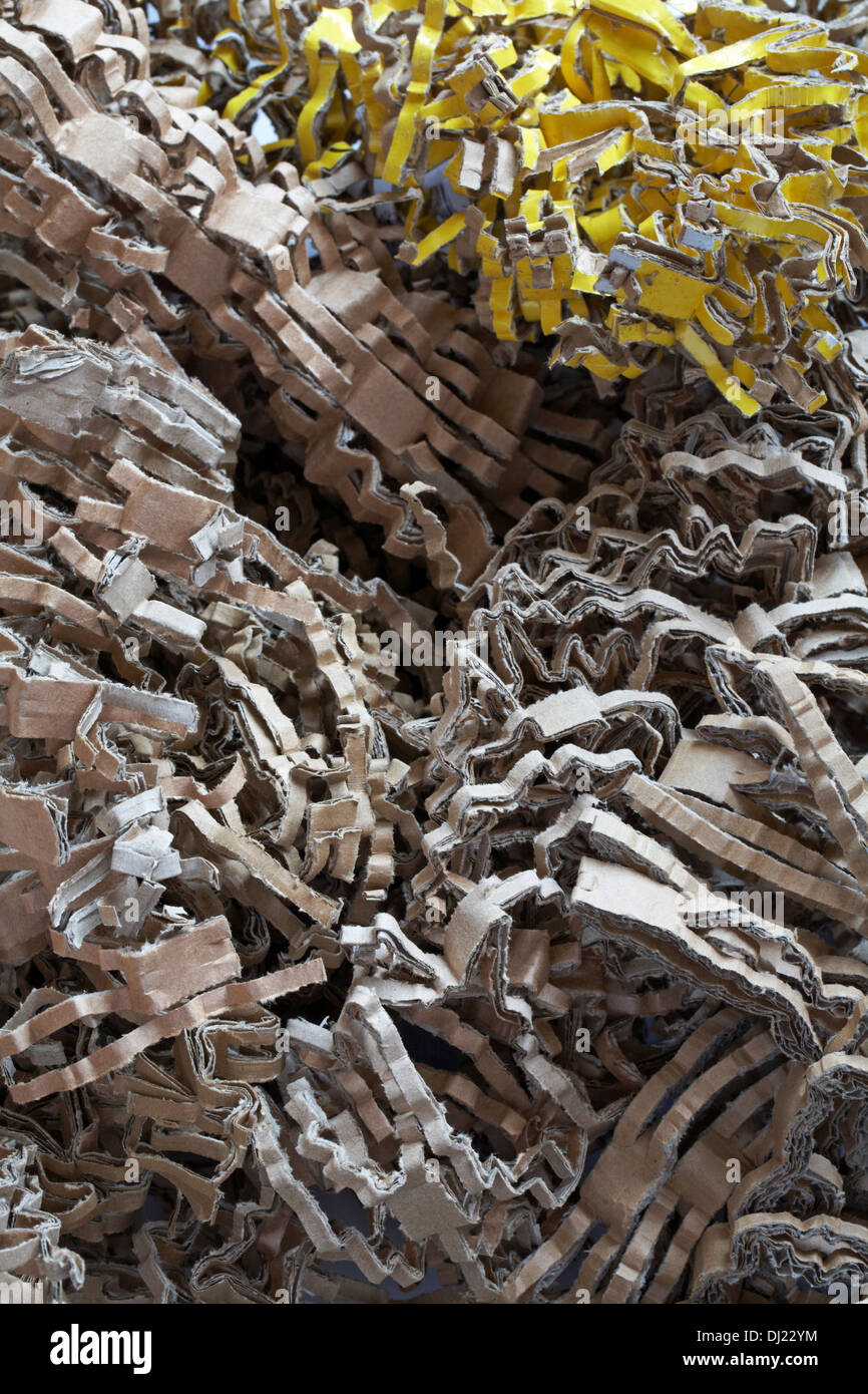 Shredded card recycling recycled Stock Photo Alamy