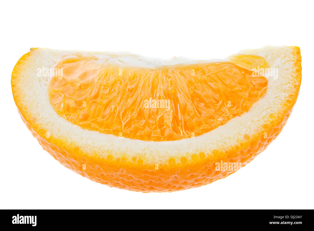 Orange tropical fruit isolated on white Stock Photo