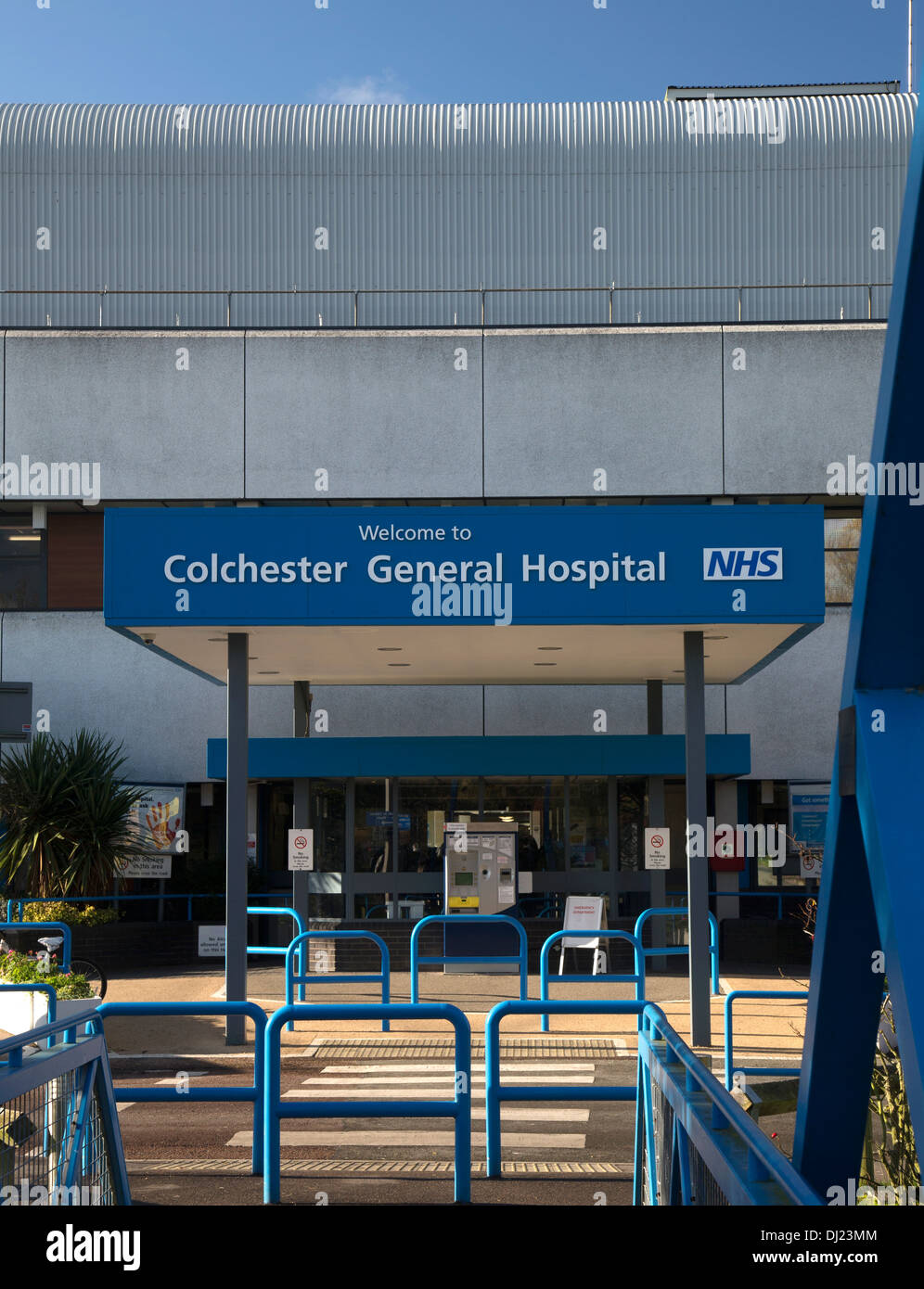 Main entrance of Colchester General Hospital, Essex, England Stock Photo Alamy