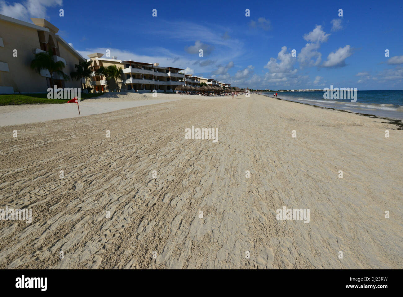 Beach front in Cancun, Mexico Stock Photo Alamy