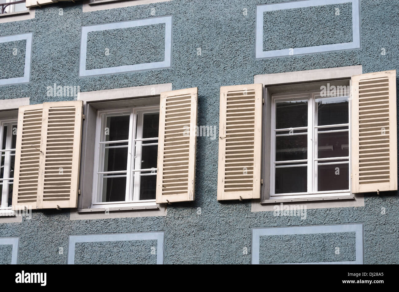 Konstanz, Germany Traditional window shutters Stock Photo Alamy