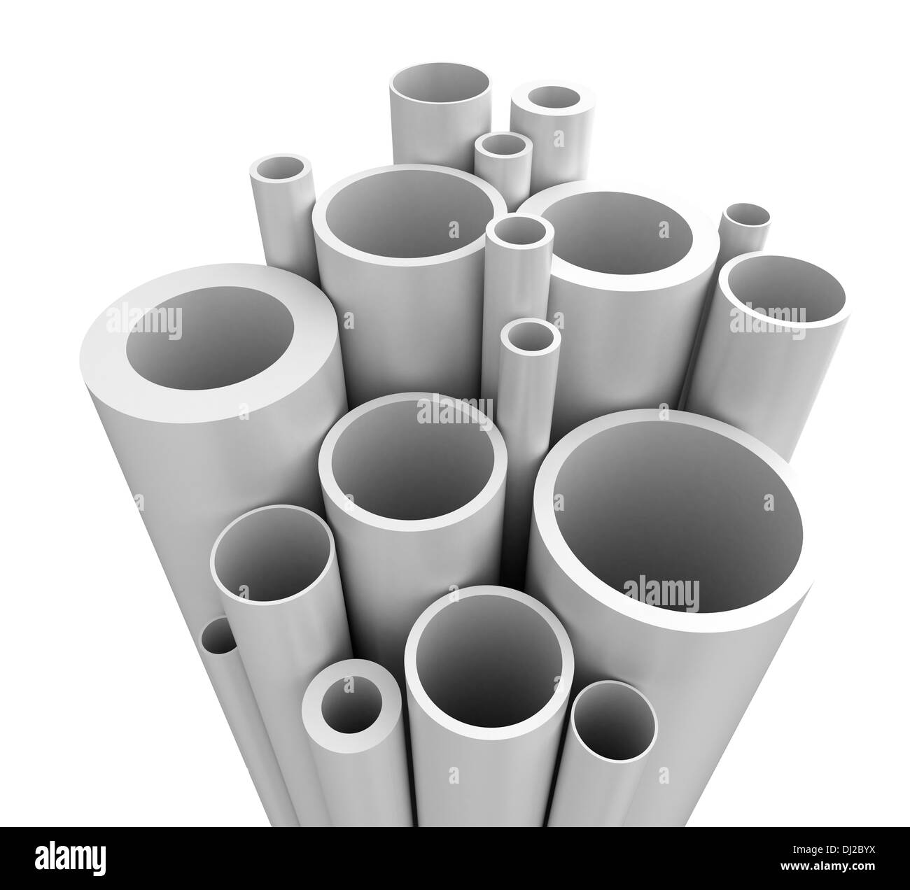 Plastic Pipes (with clipping path Stock Photo Alamy