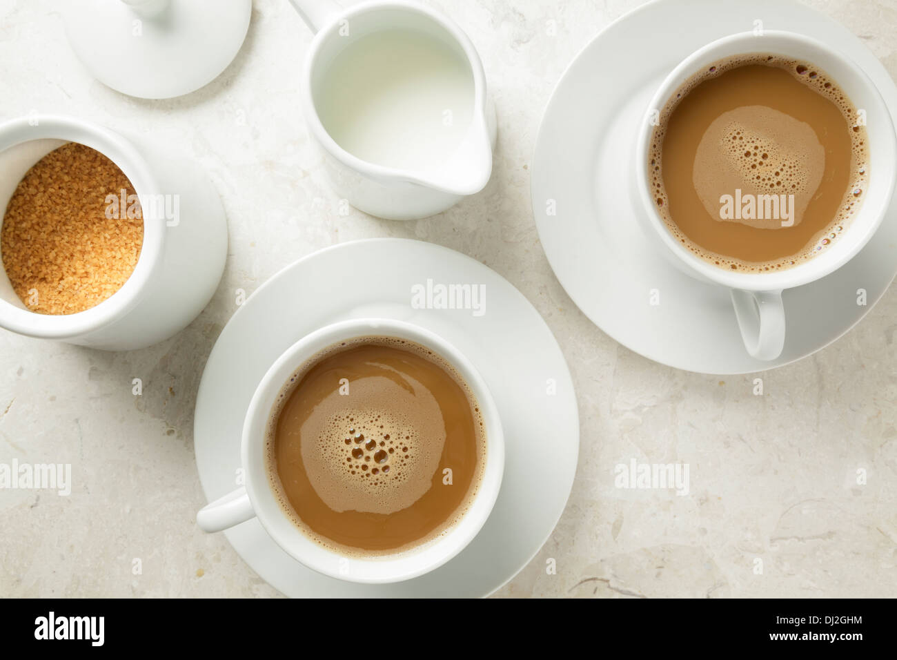 two cups of coffee Stock Photo