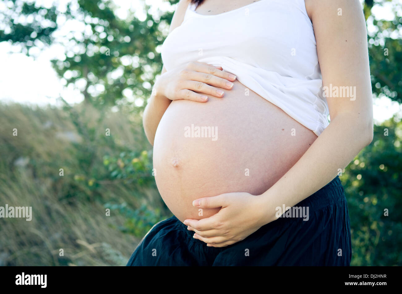 Pregnant Stock Photo