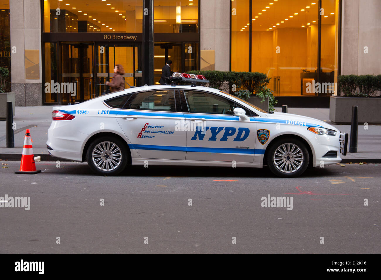 NYPD Police car , Manhattan, New York City, United States of America. Stock Photo