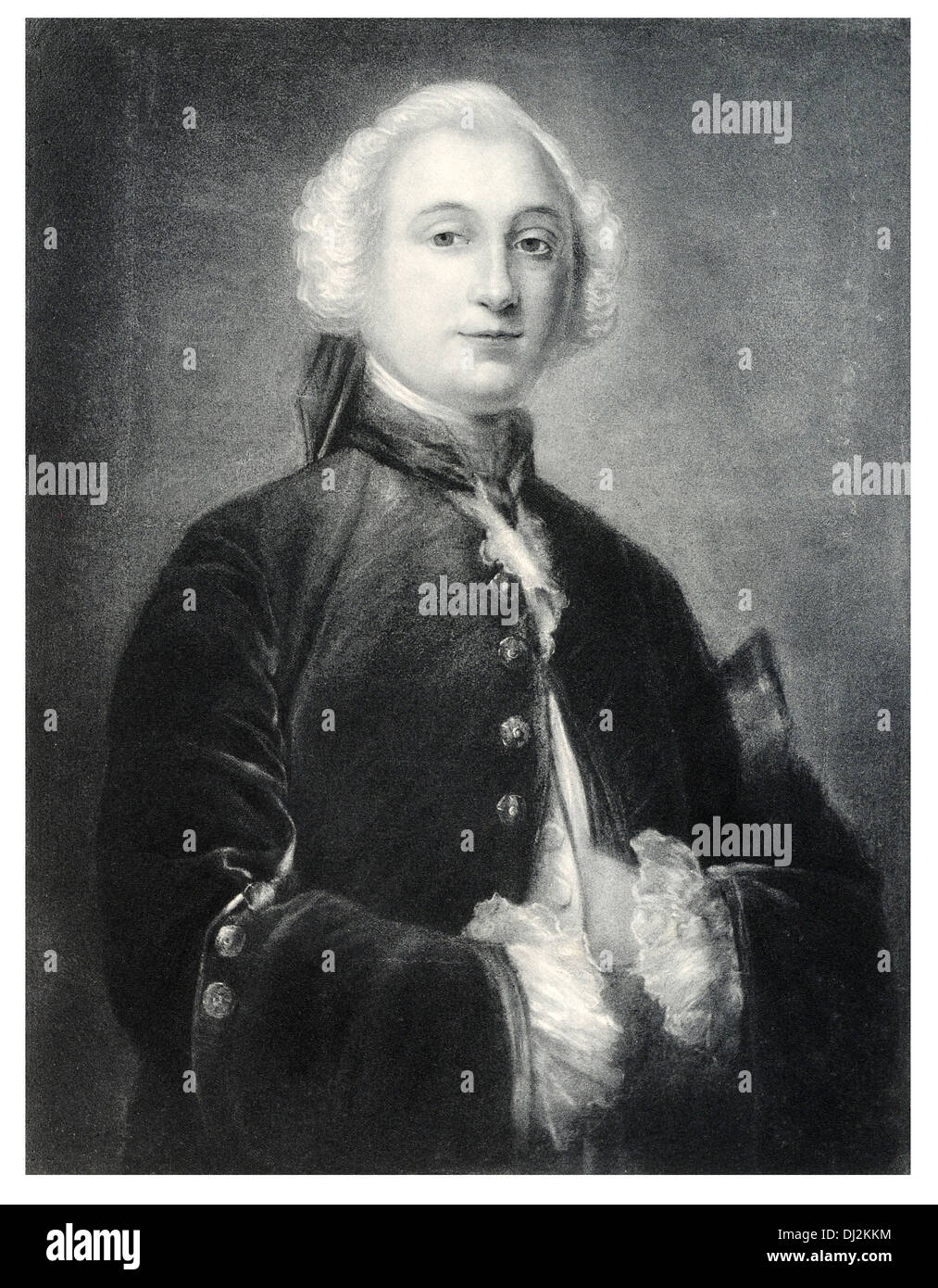 Lord Elcho David Wemyss, soi disant 6th Earl of Wemyss (12 August 1721 – 29 April 1787), Stock Photo