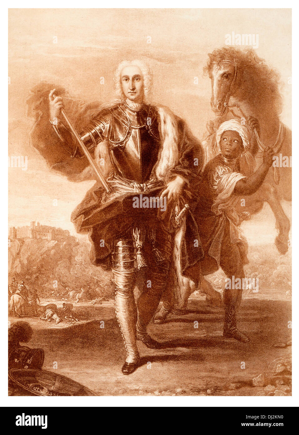 George Keith, 10th Earl Marischal (1692/3?, probably at Inverugie Castle – 1778, Potsdam)  a Scottish and Prussian army officer Stock Photo