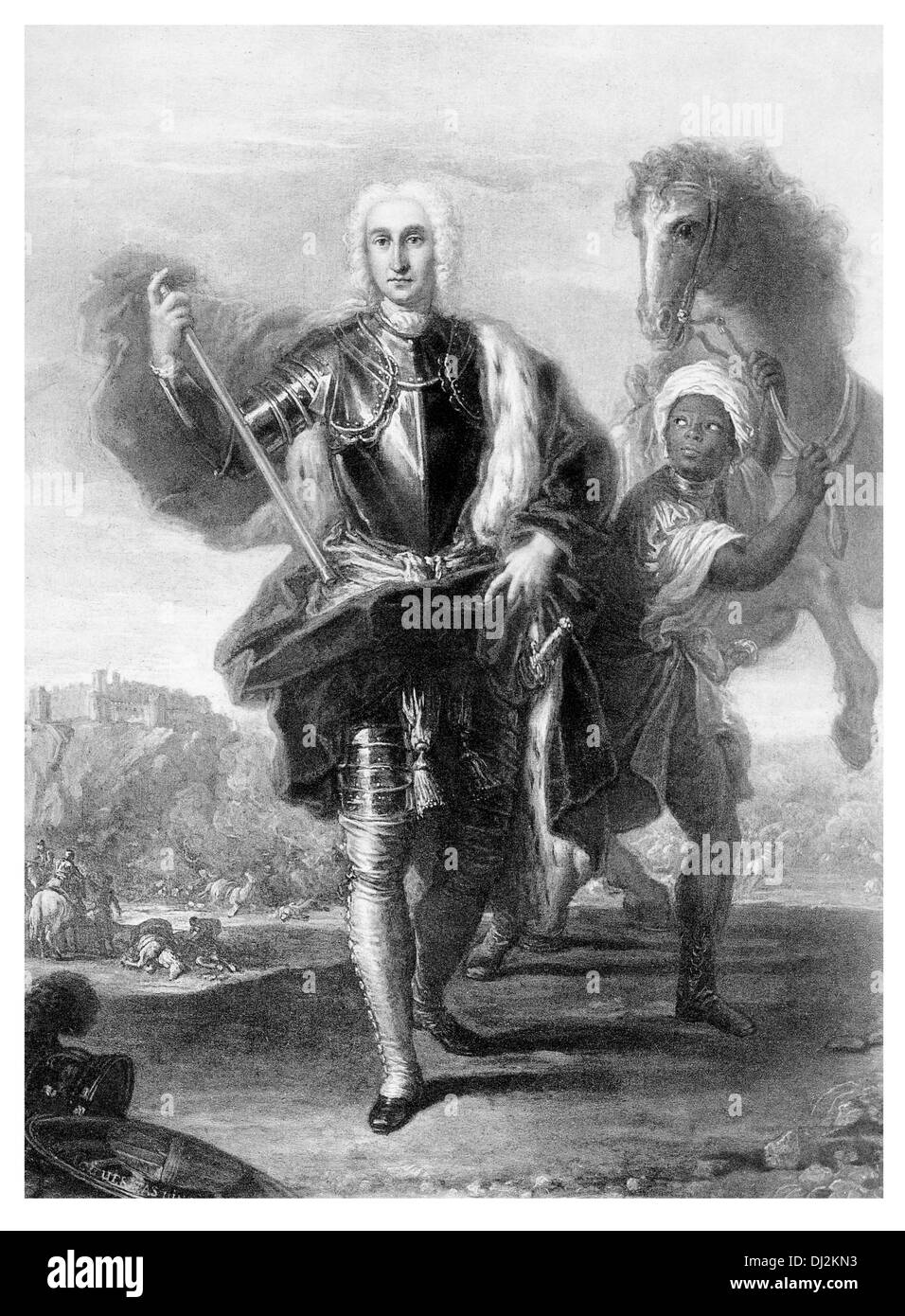 George Keith, 10th Earl Marischal (1692/3?, probably at Inverugie Castle – 1778, Potsdam) a Scottish and Prussian army officer Stock Photo