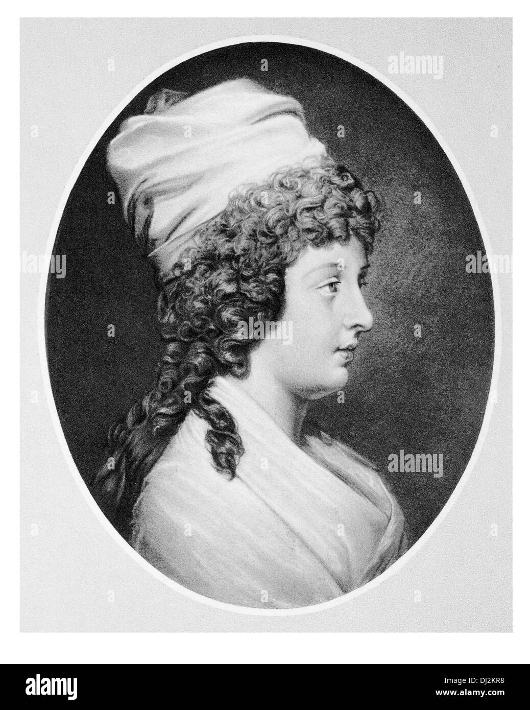 Charlotte Stuart, Duchess of Albany (29 October 1753 – 17 November 1789) illegitimate daughter Jacobite pretender Prince Charles Stock Photo