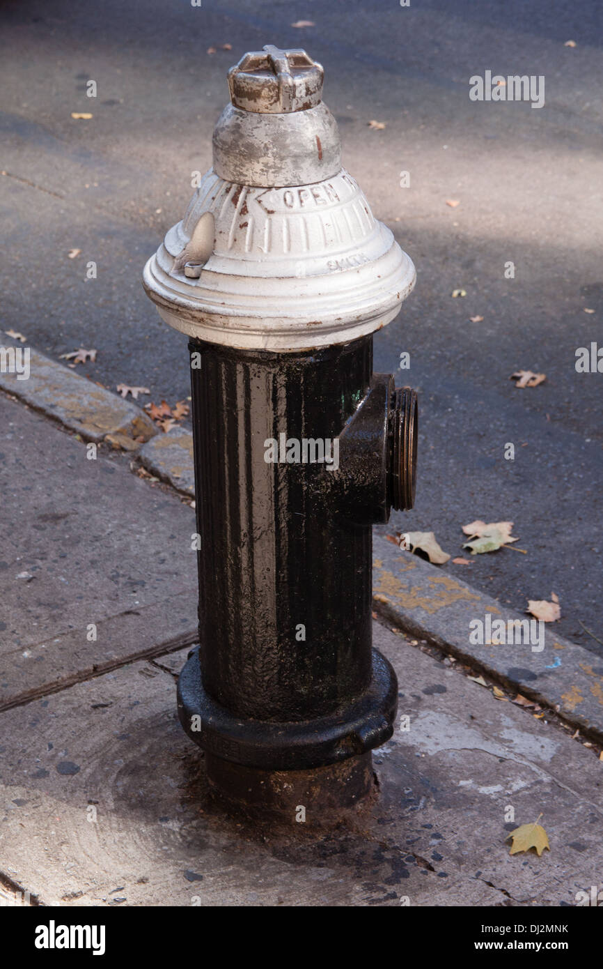 Fire hydrant, Manhattan, New York City, United States of America Stock