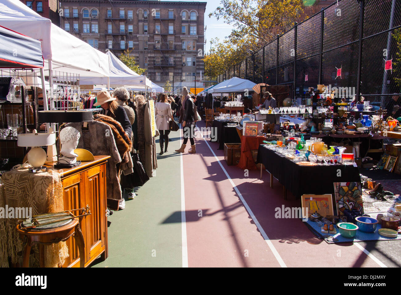 GreenFlea flea market, Upper West Side of Manhattan, New York City