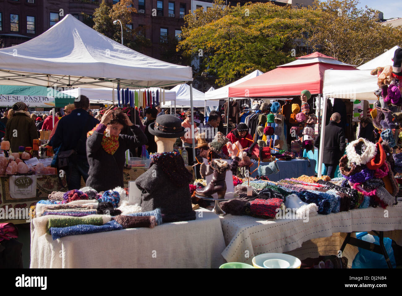 GreenFlea flea market, Upper West Side of Manhattan, New York City