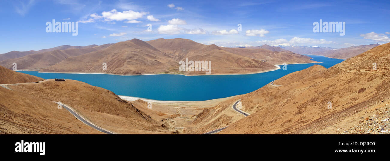 Yamdrok  Lake Tibet China Stock Photo
