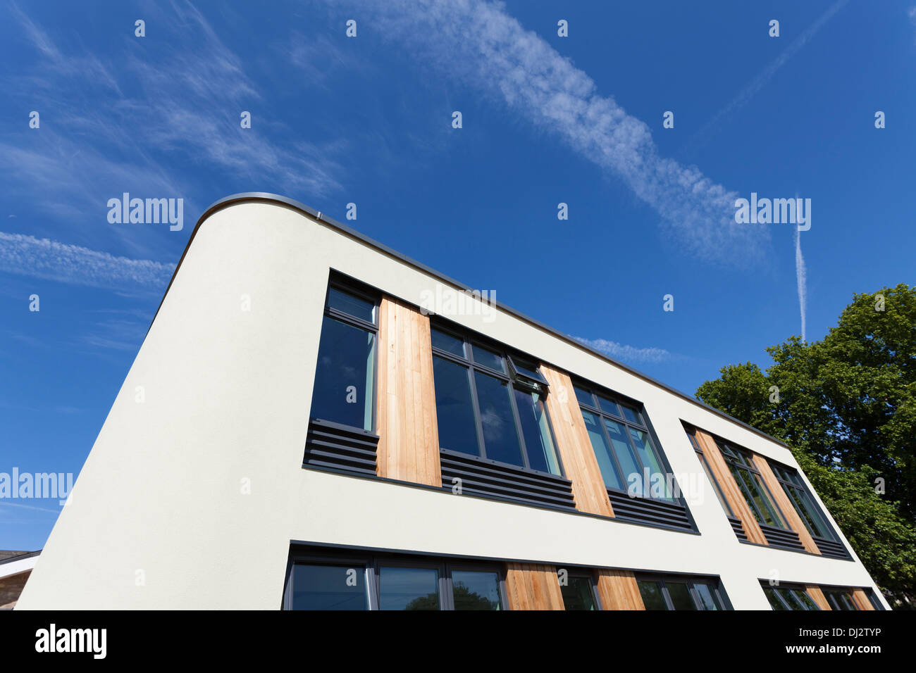 Modern architecture of school exterior. Stock Photo