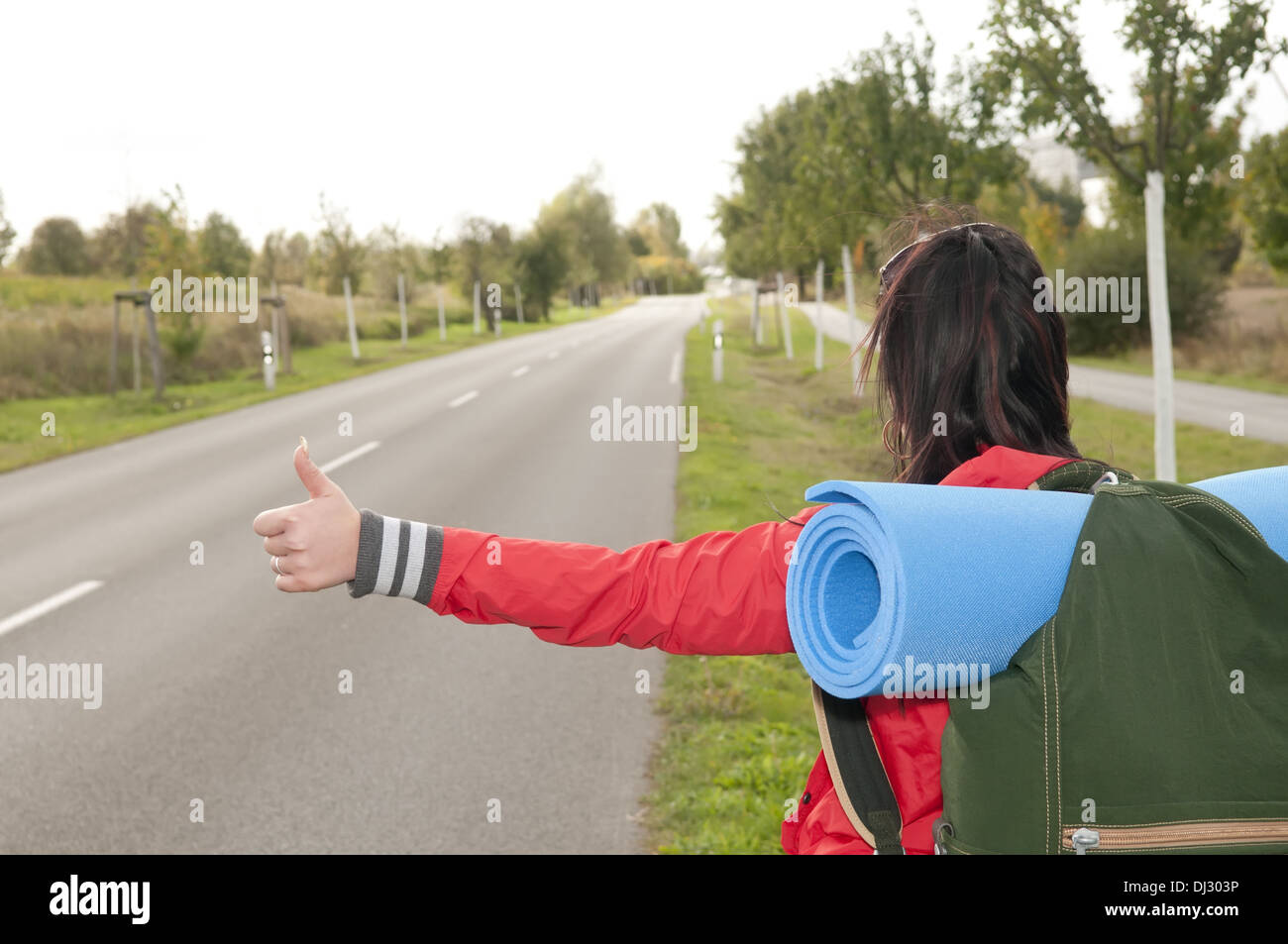 Hitchhiker thumb hires stock photography and images Alamy