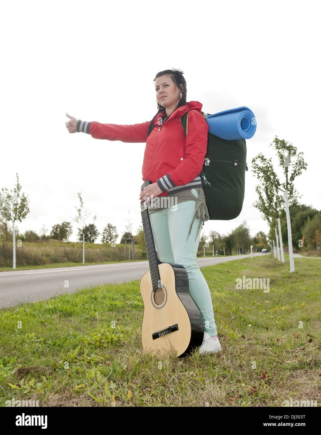 Hitchhiker thumb hires stock photography and images Alamy