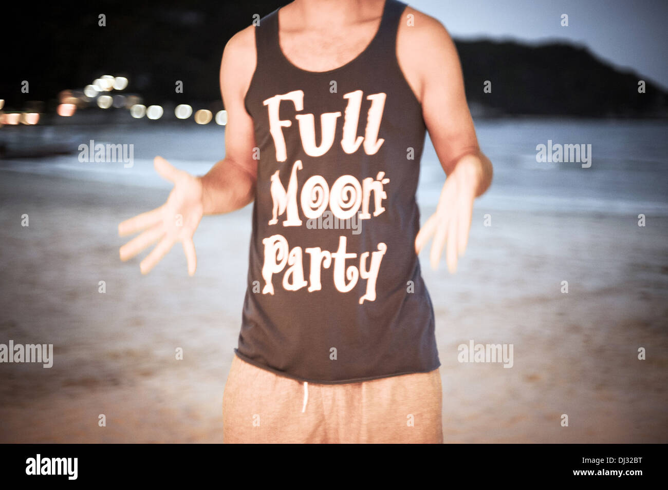 Full Moon Party Stock Photo Alamy
