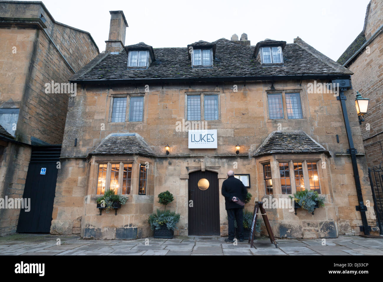 Luke's restaurant, Broadway , The Cotswolds UK Stock Photo Alamy