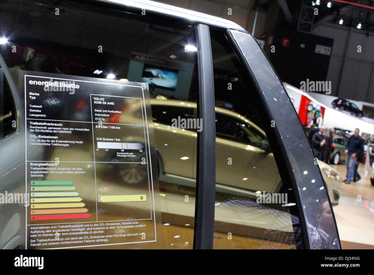 International Auto Show In Geneva Datasheet Switzerland Stock Photo Alamy