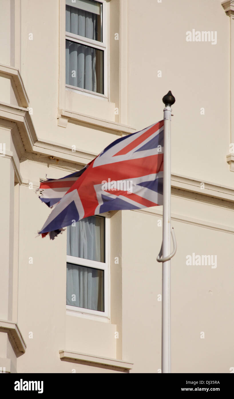 Union jack flag pole hi-res stock photography and images - Alamy