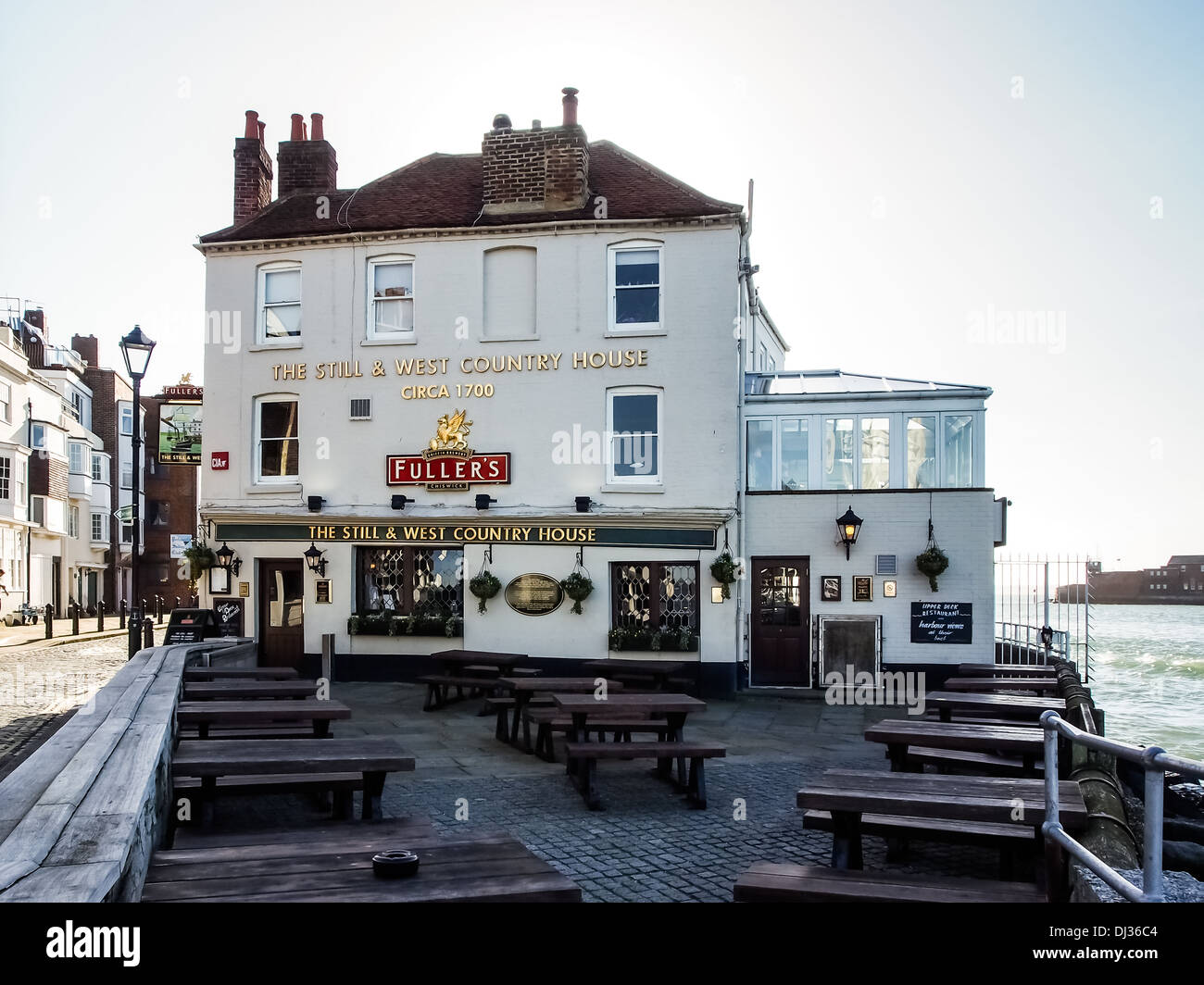 The Still and West Country house in Old Portsmouth, Hampshire Stock Photo