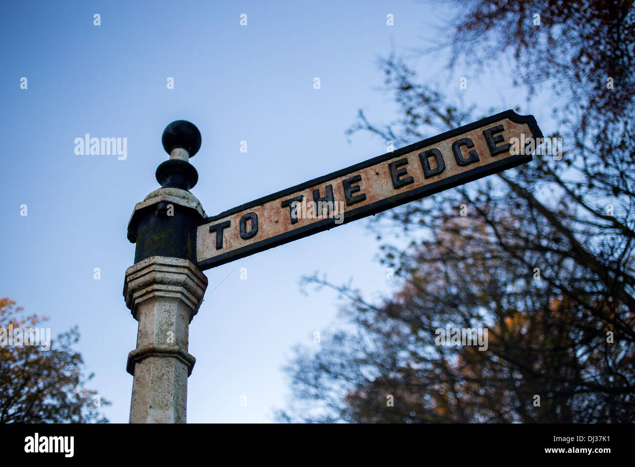 Alderley Edge sign Stock Photo Alamy