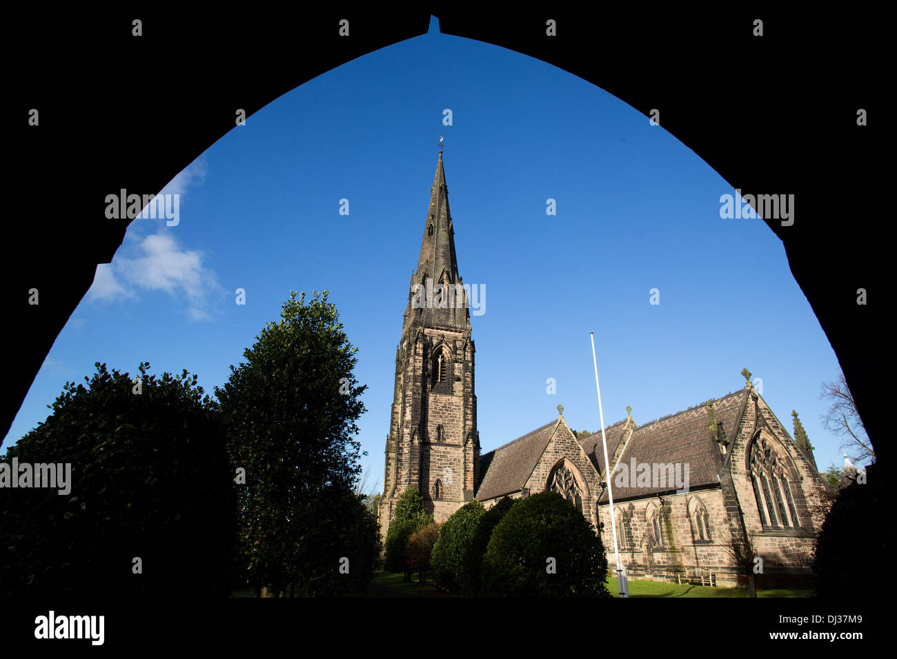 St Philip's Church, Alderley Edge, Stock Photo