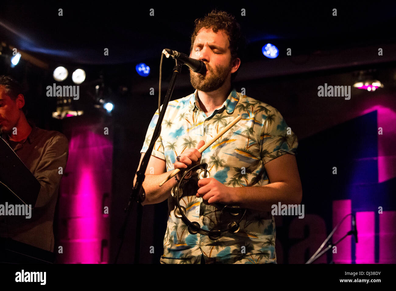 Milan Italy. 19th November 2013. The American indie-rock band CAVEMAN performs live at the Salumeria Della Musica opening the show of Phosphorescent Credit:  Rodolfo Sassano/Alamy Live News Stock Photo