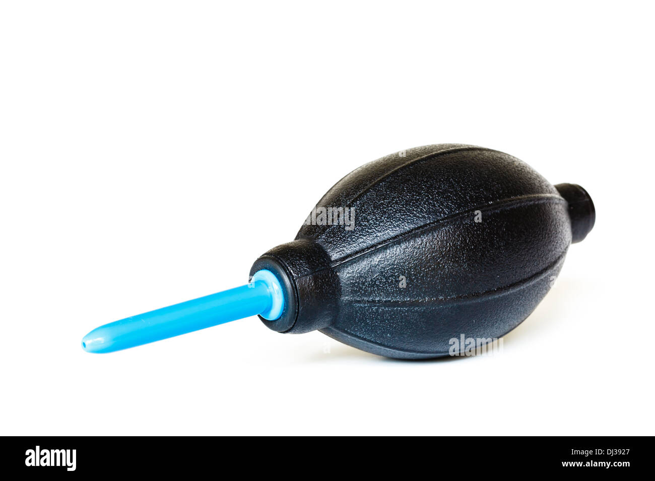 rubber dust blower for camera isolated on white background Stock Photo