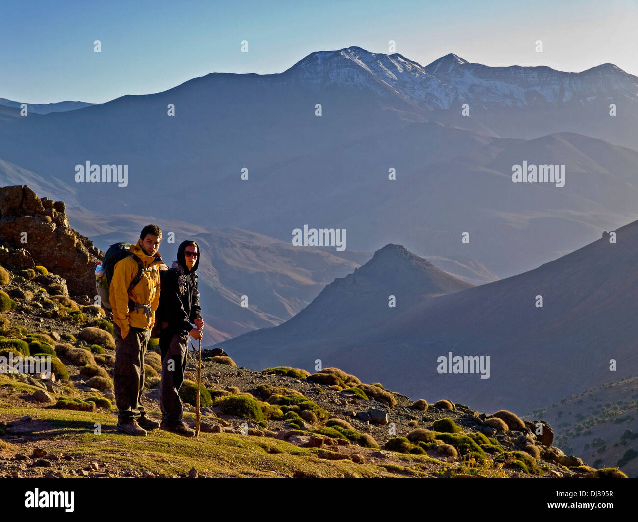 Two men trekking hi-res stock photography and images - Alamy