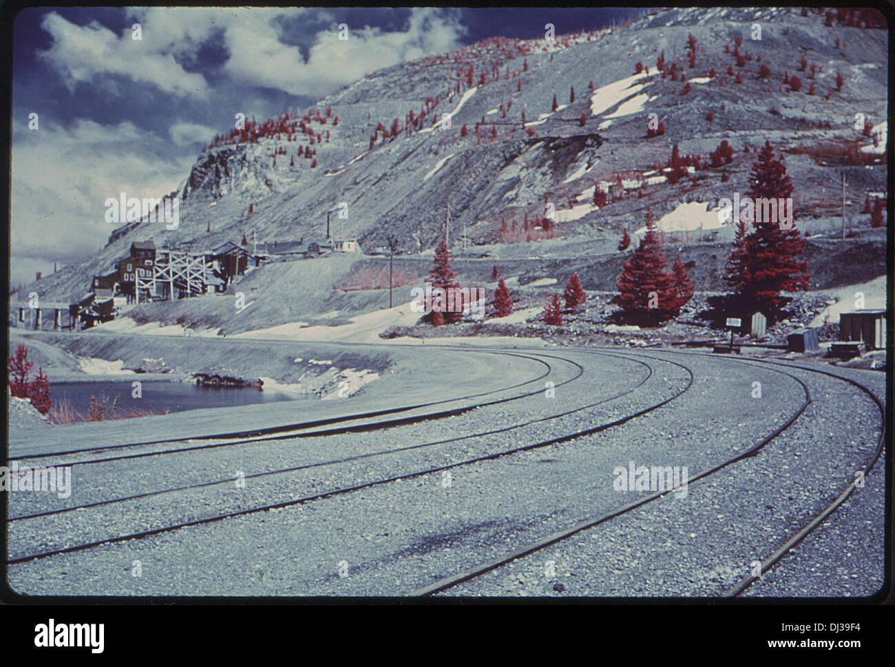 COLORADO FUEL AND IRON COMPANY FELDSPAR MINE ON MONARCH PASS. (TAKEN
