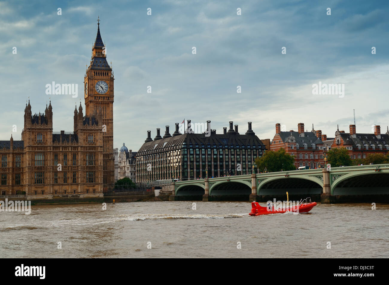 Big Ben and House of Parliament in London. Stock Photo