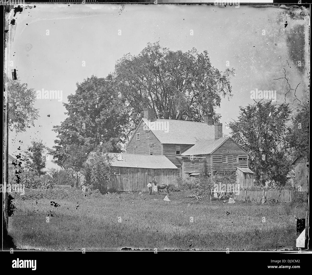 Old house us Black and White Stock Photos & Images - Alamy