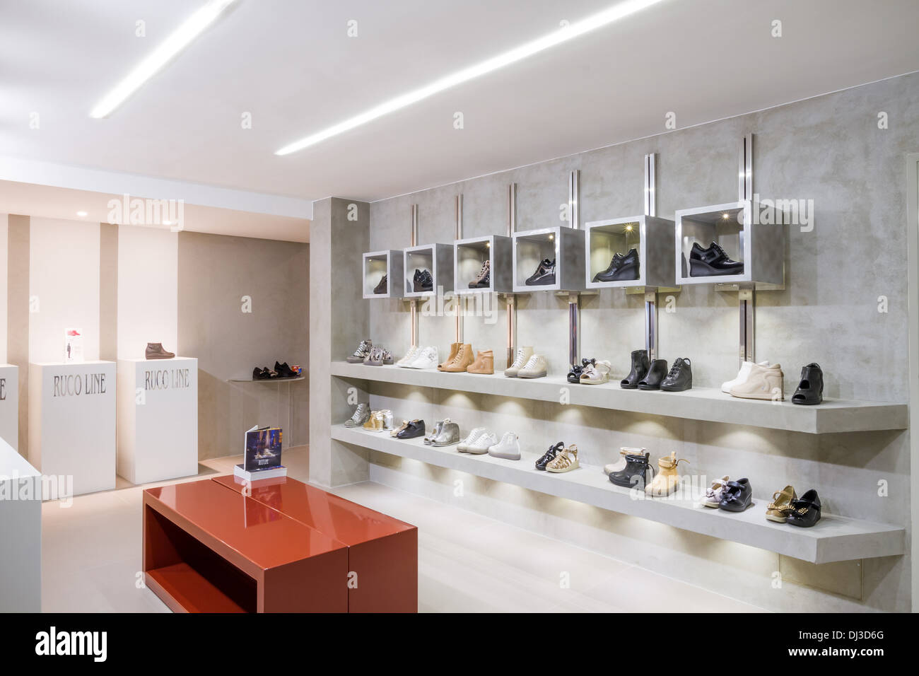 High Street Shoe Retail in London, UK Stock Photo Alamy