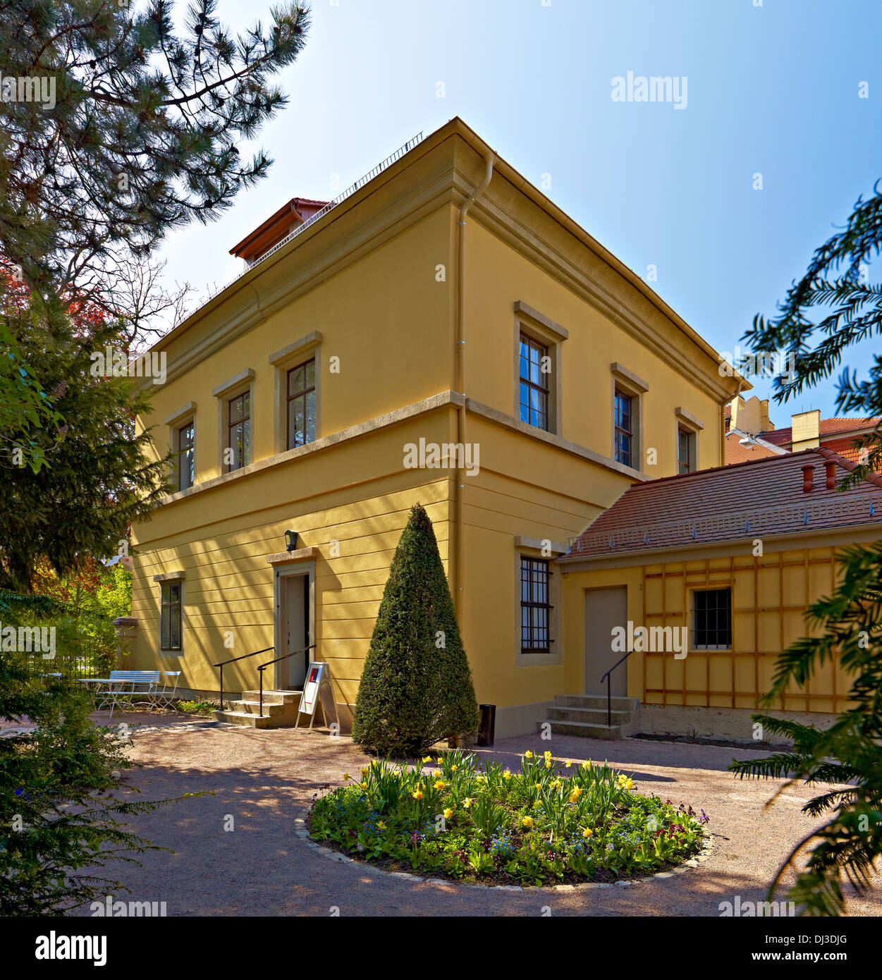 Liszt House at the park on the Ilm, Weimar, Thuringia, Germany Stock Photo
